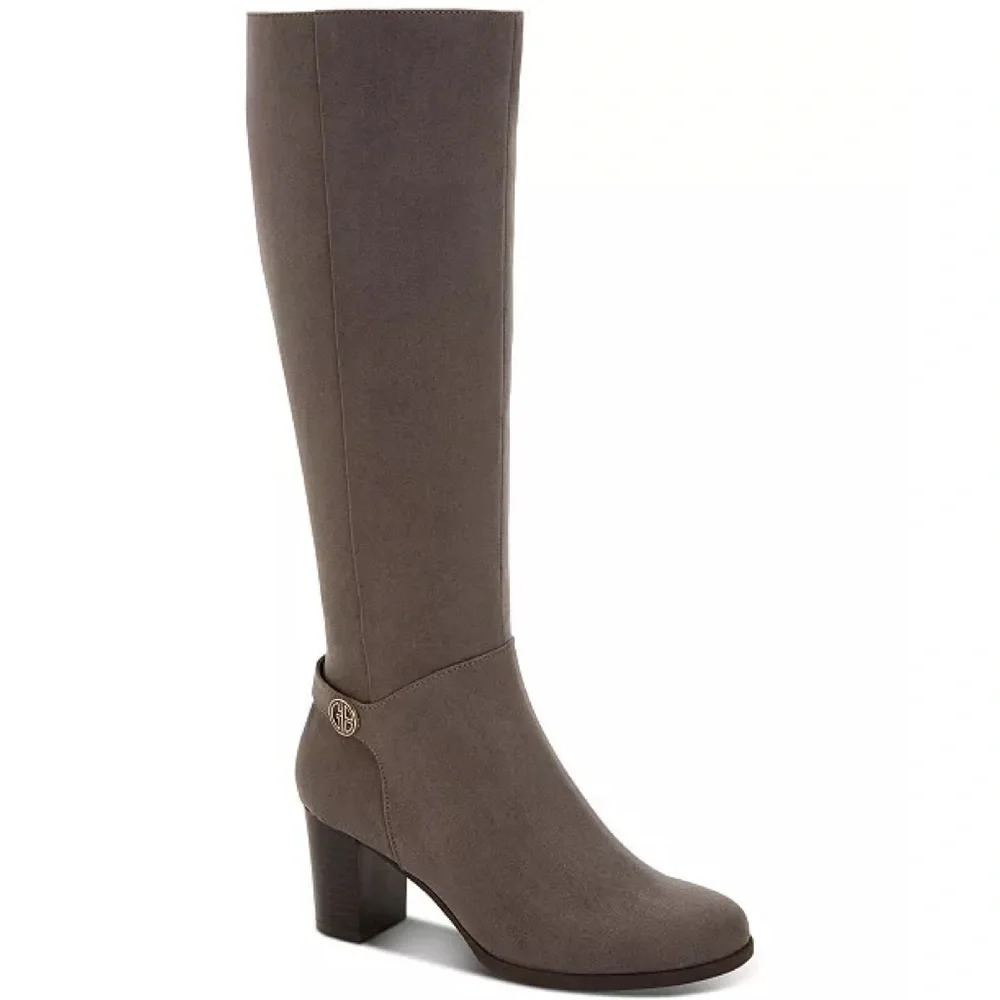 Giani Bernini Gray Adonnys Memory-Foam Dress Boots